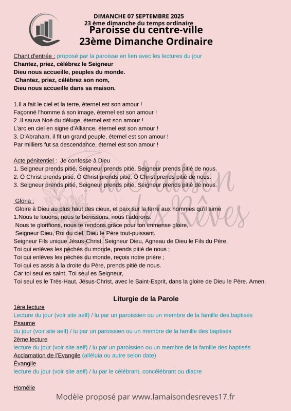 bapteme pendant la messe