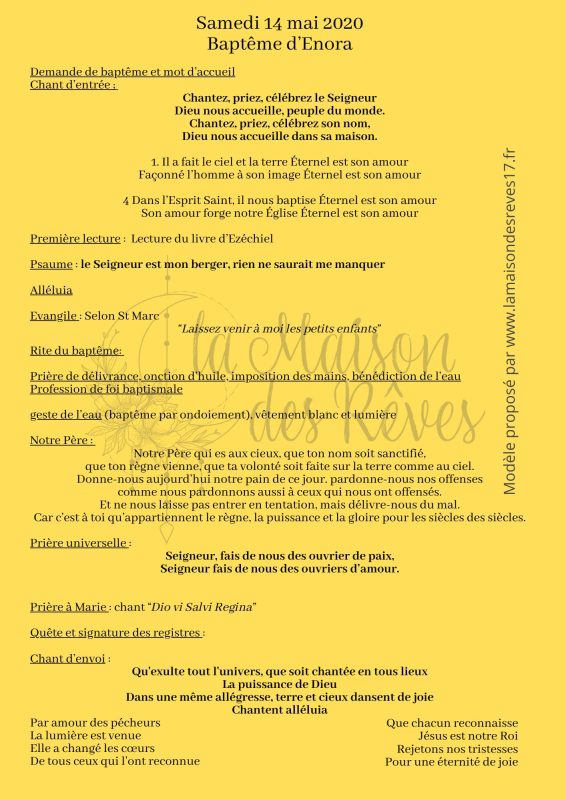 feuille bapteme 1 page